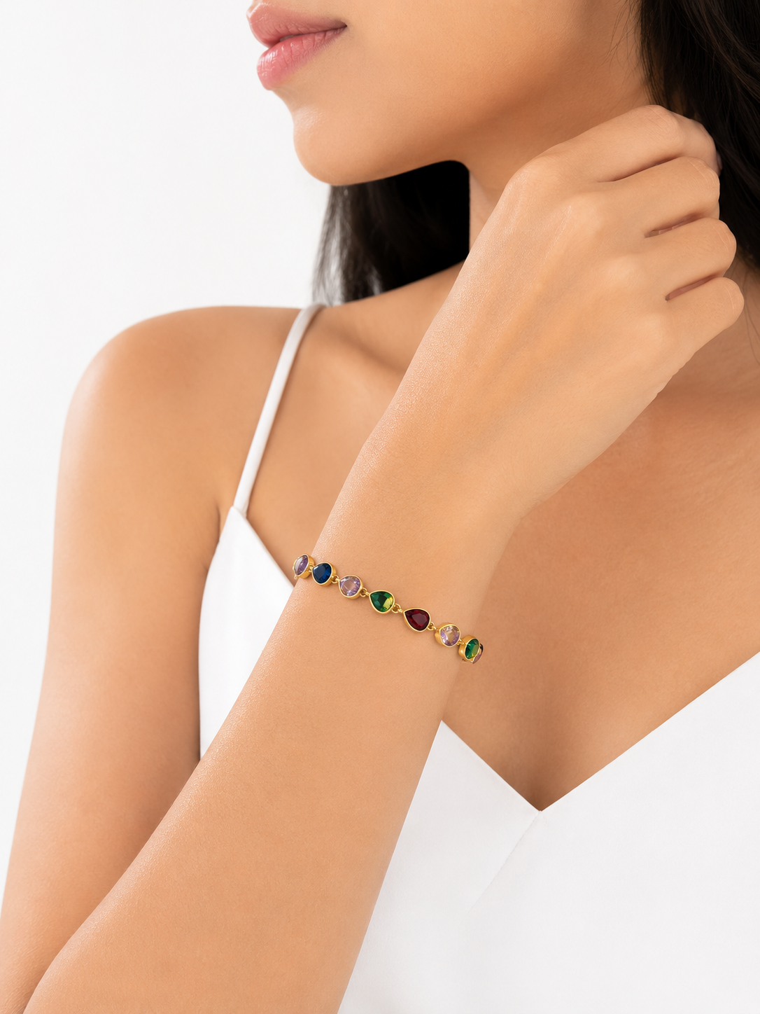 Teardrop Crystal Bracelet