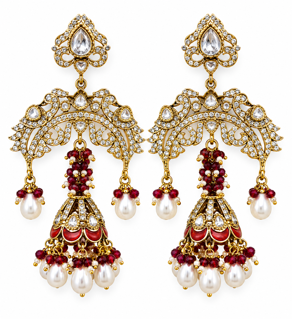 Dudhiya Jhalar Earrings