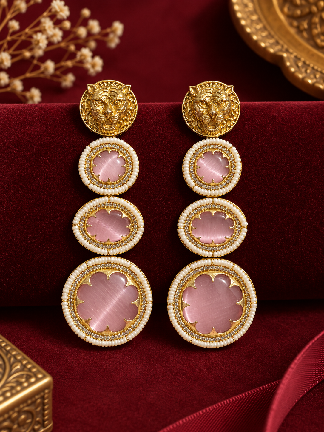 Gulabi Sherni Earrings
