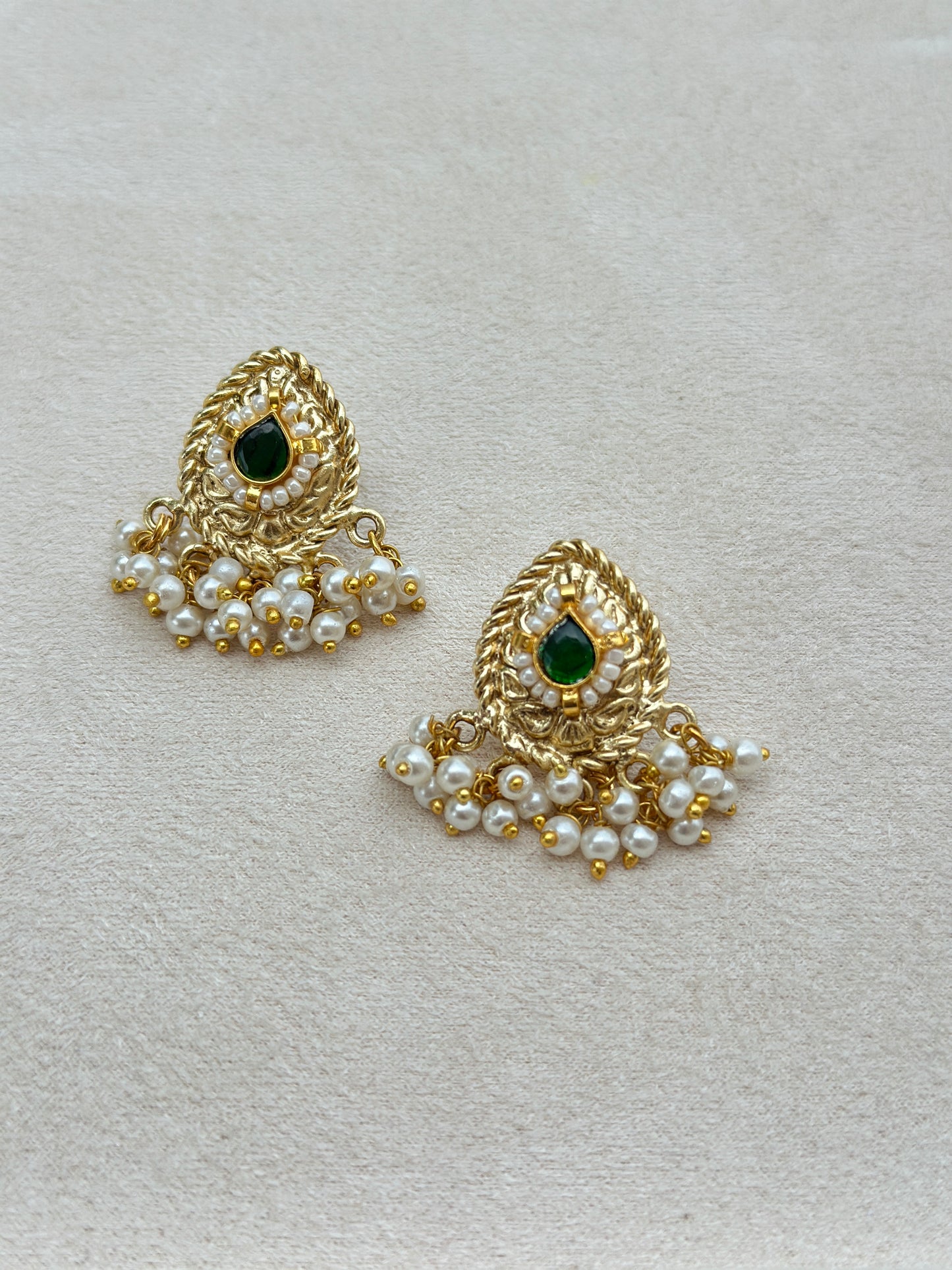 Ishika Pearl Drop Earrings