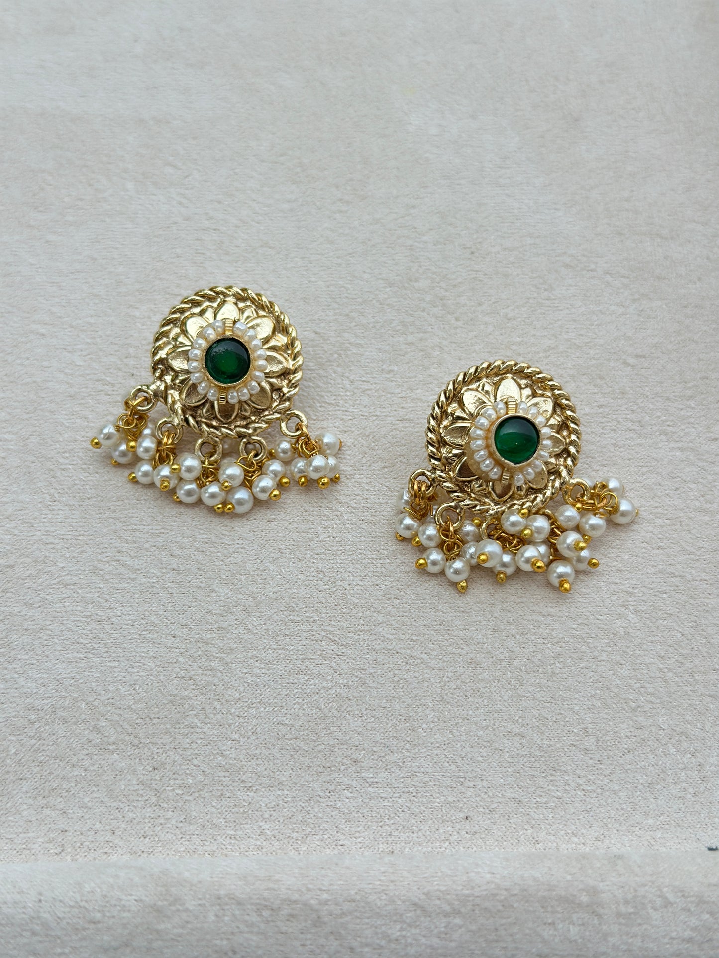Roshni Pearl Drop Earrings