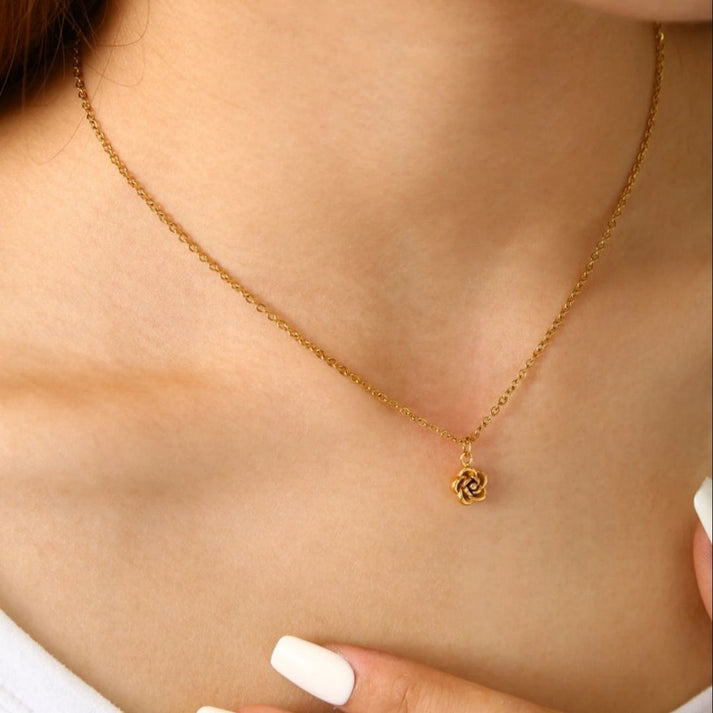 Tiny Rose Pendant
