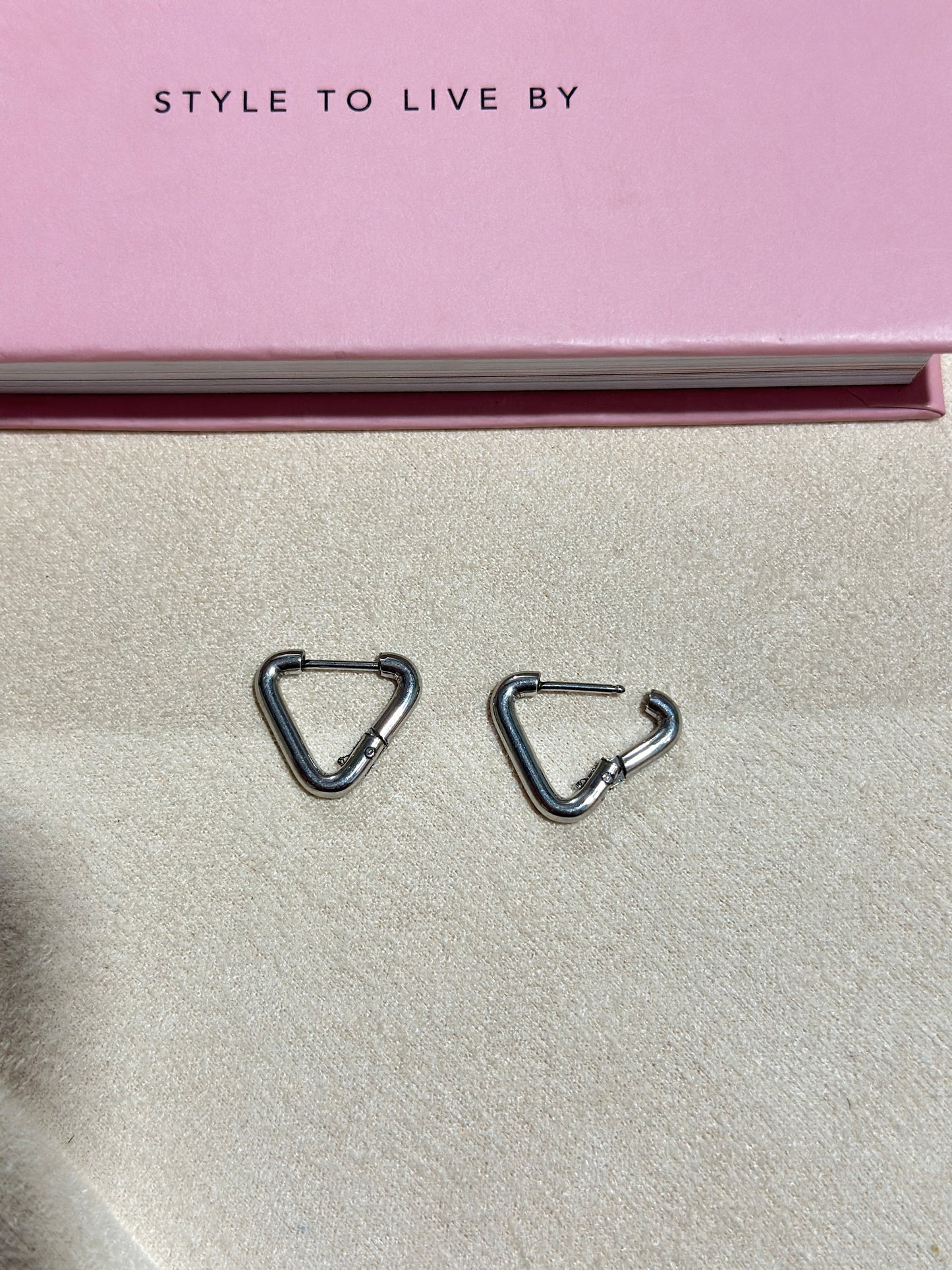Triangle Hoop Earrings