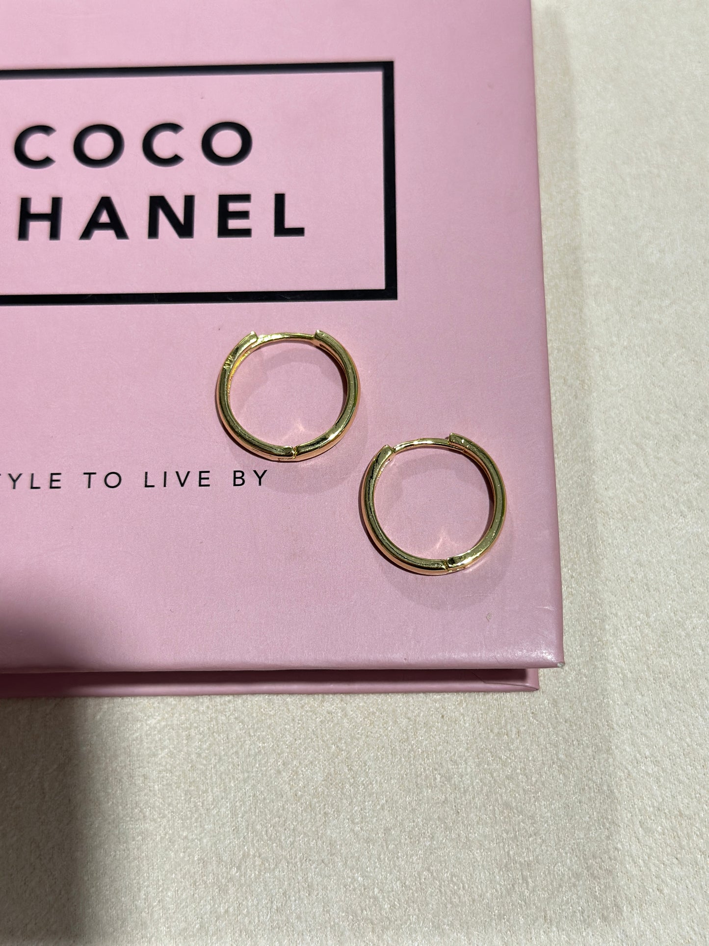 Petite Gold Huggie Earrings