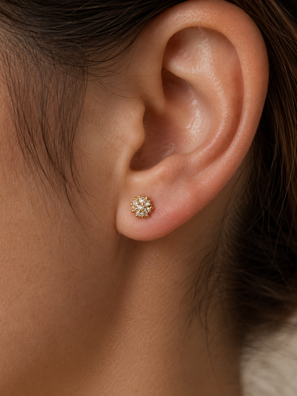 Flower Stud Earrings