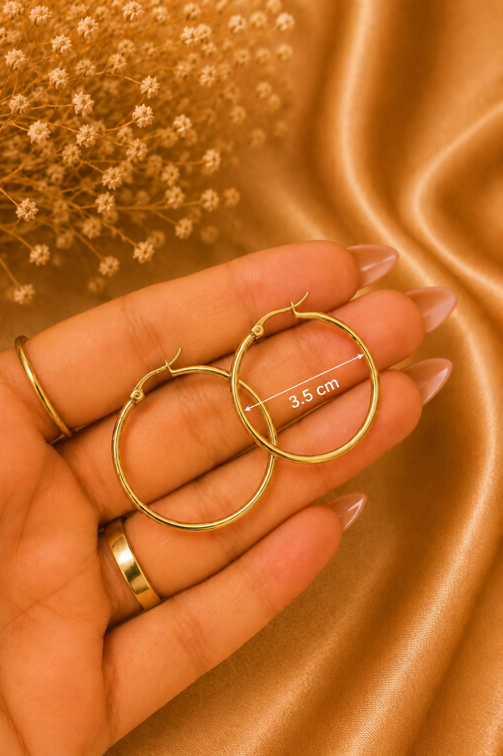 Gold Hoop Earrings