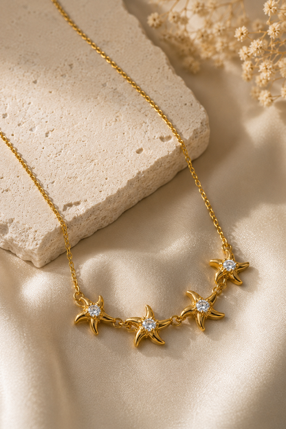 Starfish Charm Necklace