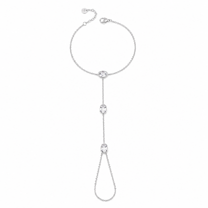 Stone Hand Chain Bracelet