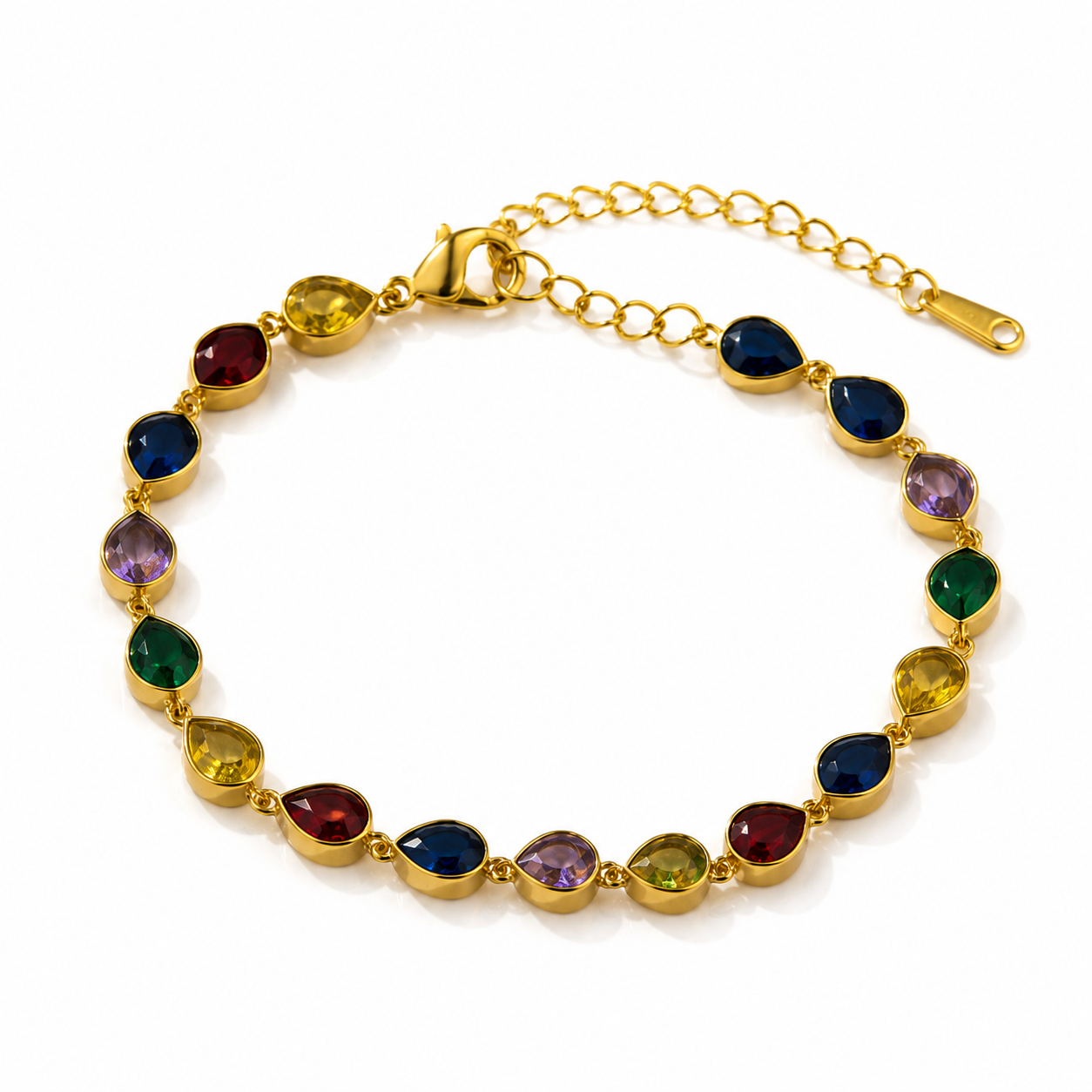 Teardrop Crystal Bracelet