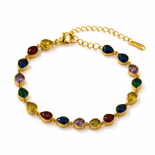 Teardrop Crystal Bracelet