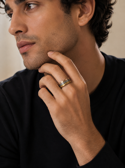Rotating Calendar Band Ring