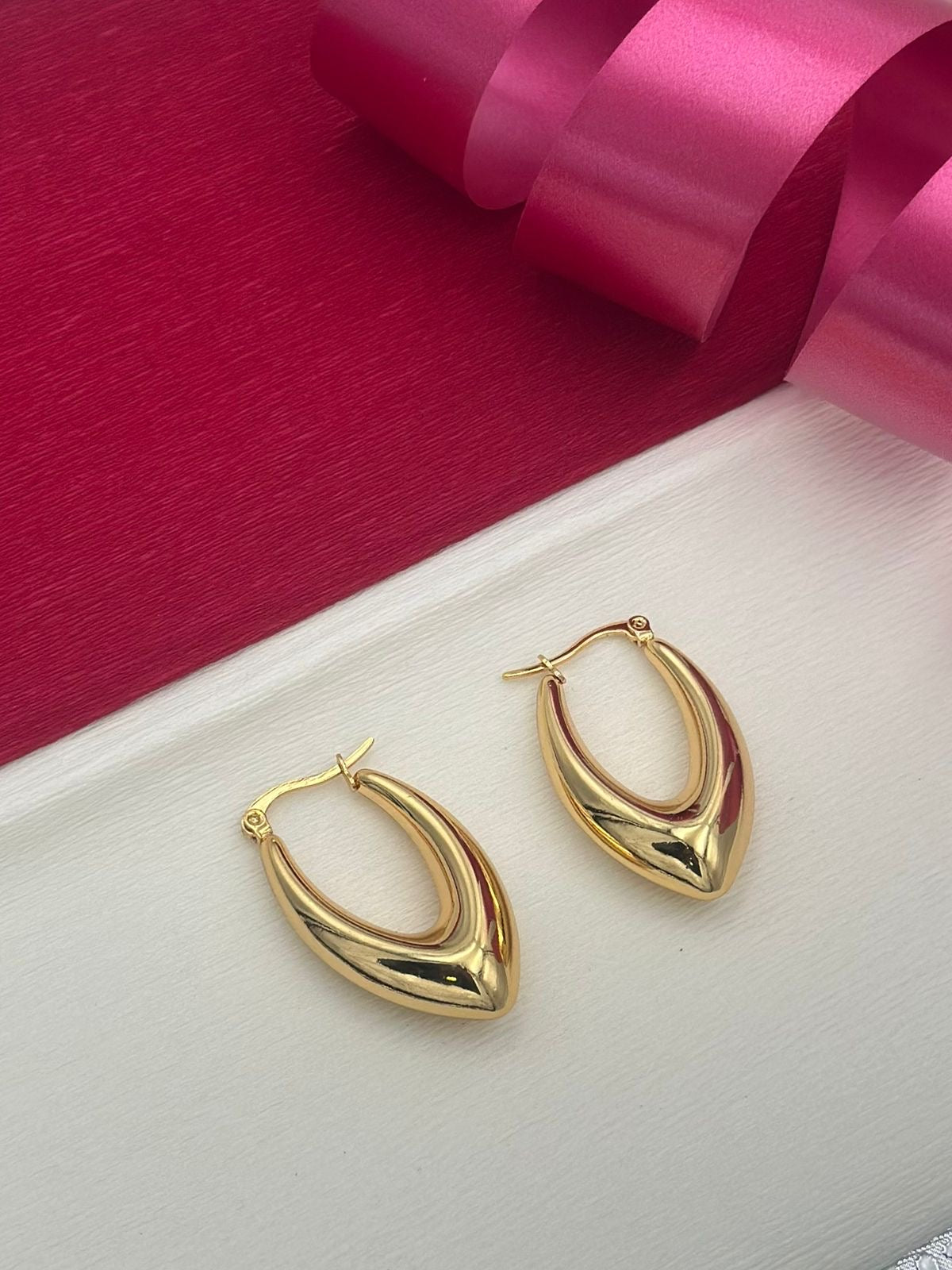 Statement Drop Hoops