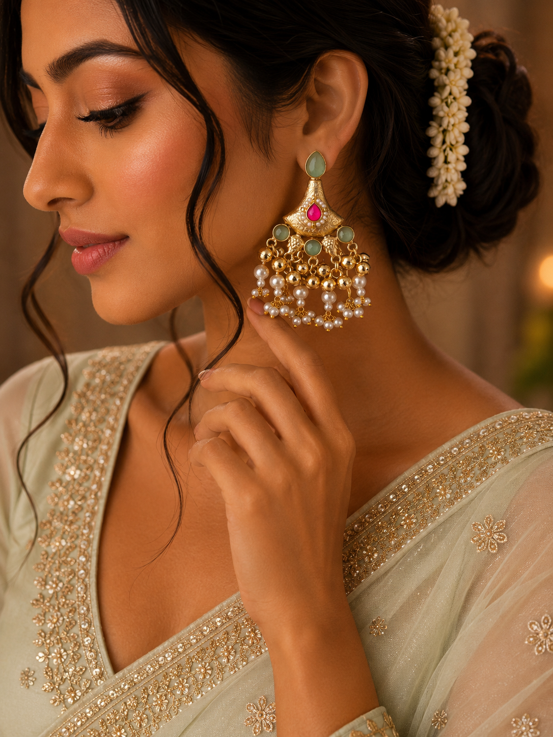 Saanvi Chandelier Earrings