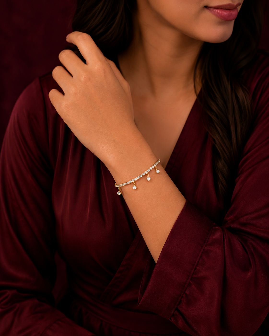 Charm Tennis Bracelet
