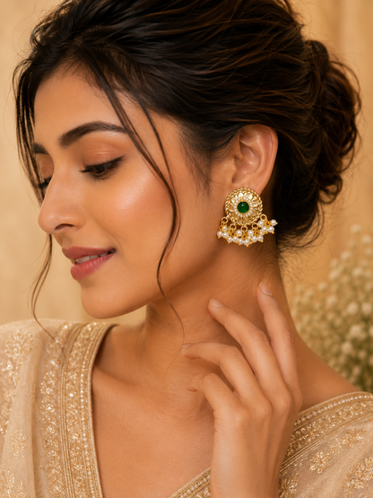 Roshni Pearl Drop Earrings