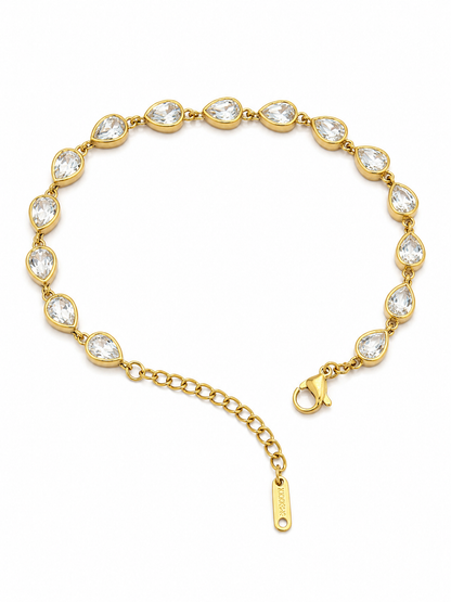 Teardrop Crystal Bracelet