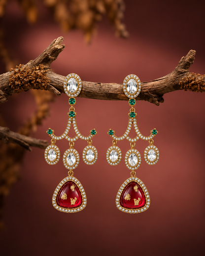 Rajwada Jhalar Earrings