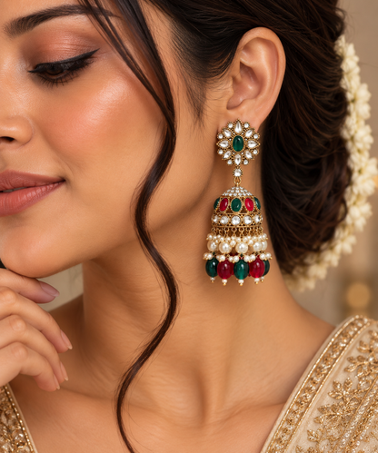 Phool Jhumka Earrings