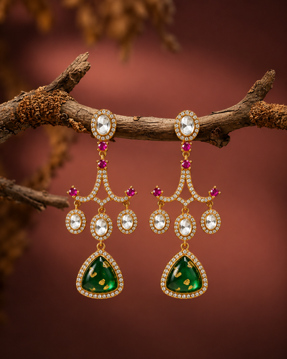 Rajwada Jhalar Earrings