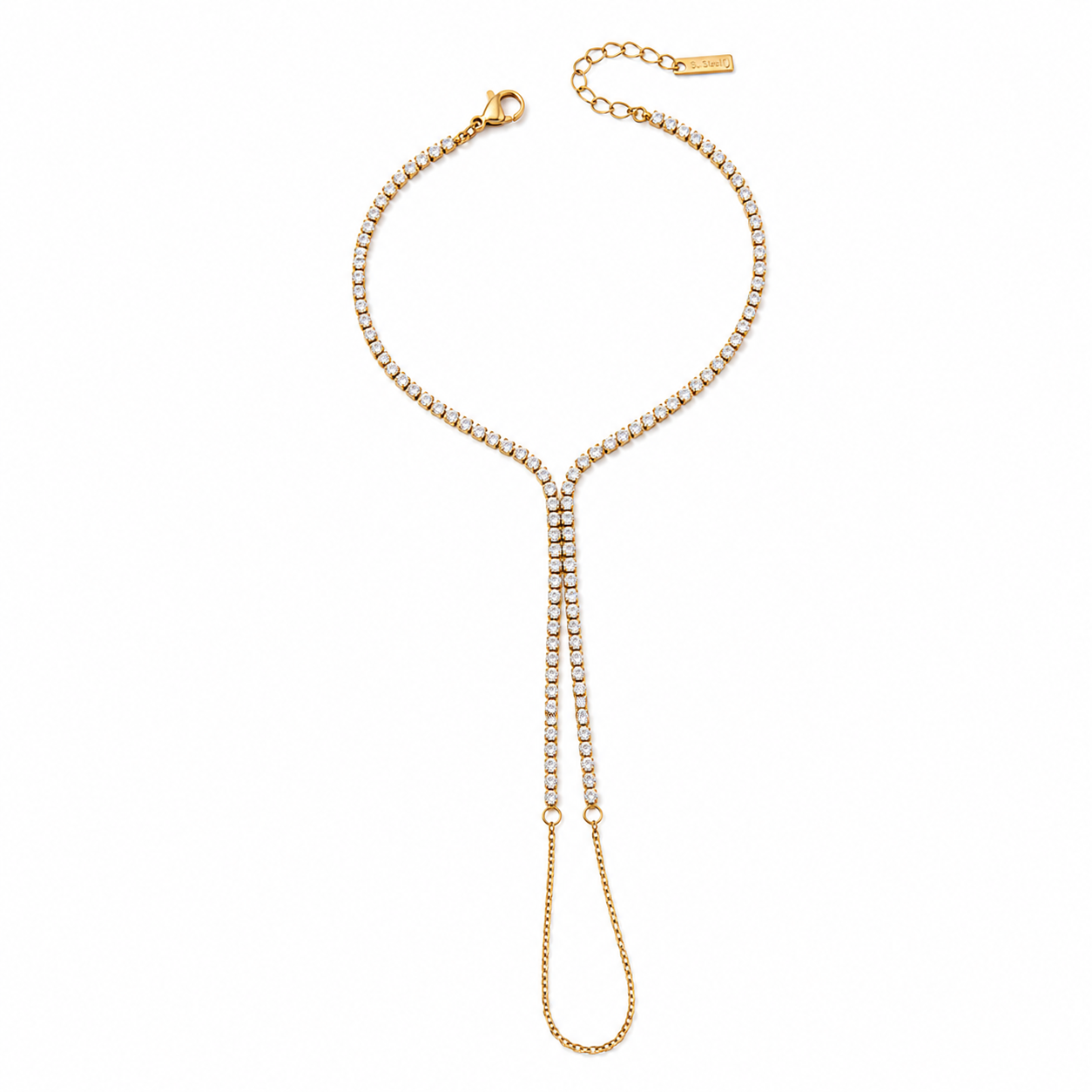 Crisscross Hand Chain Bracelet