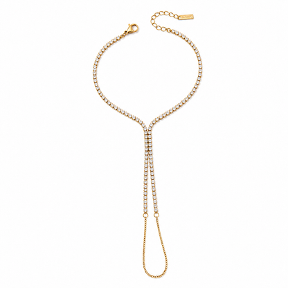 Crisscross Hand Chain Bracelet