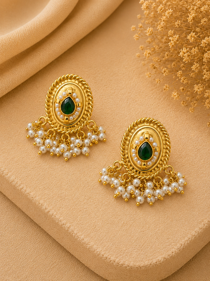 Meher Pearl Drop Earrings