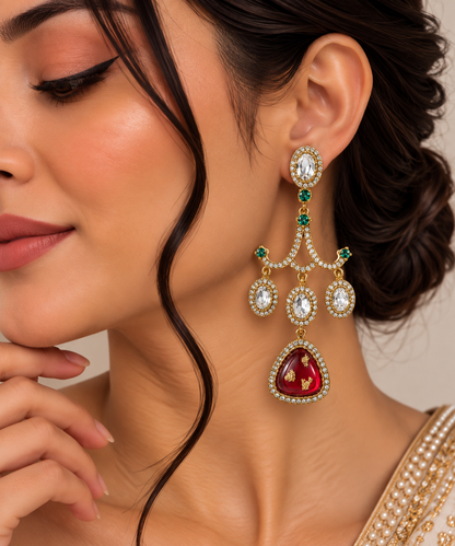 Rajwada Jhalar Earrings