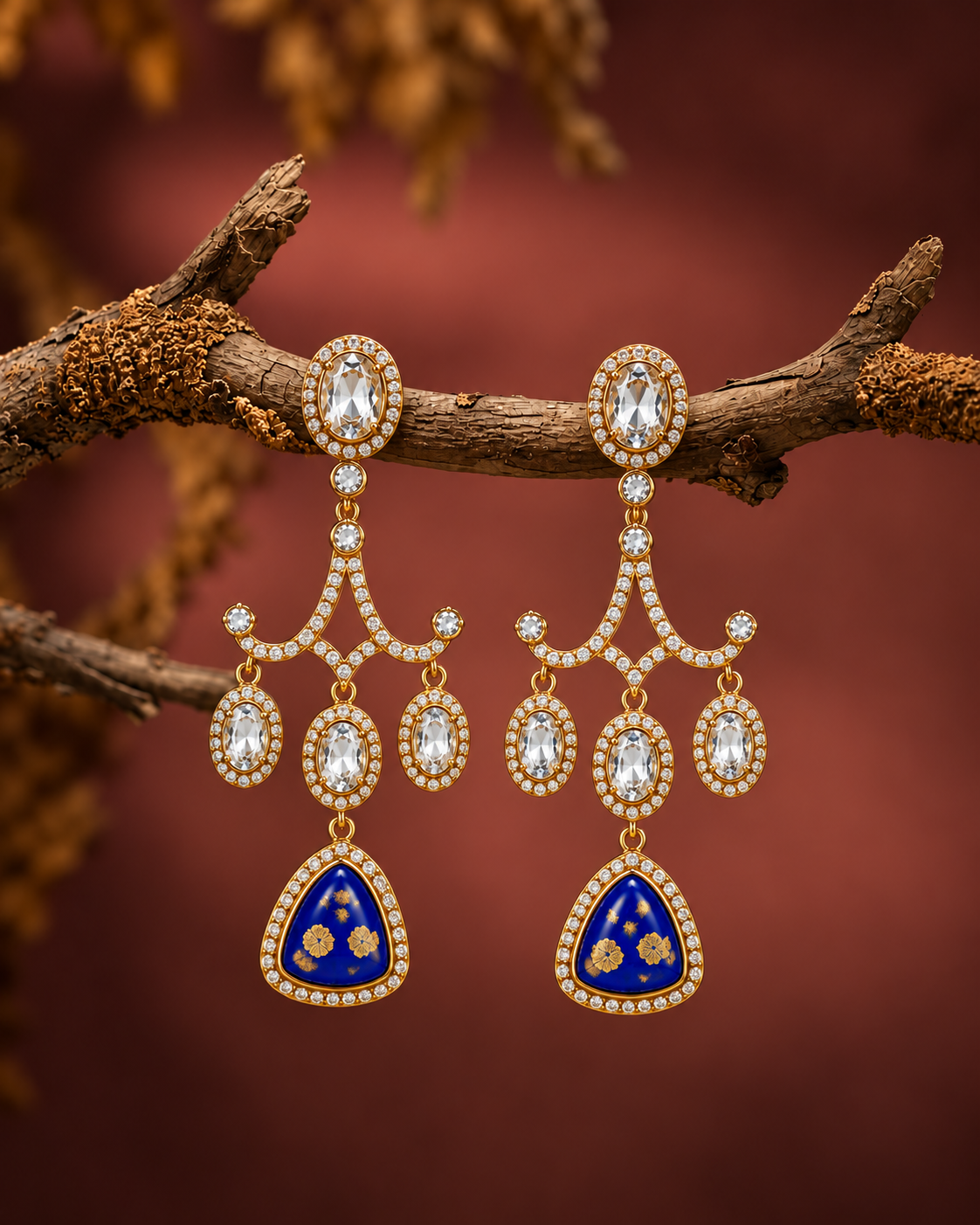 Rajwada Jhalar Earrings
