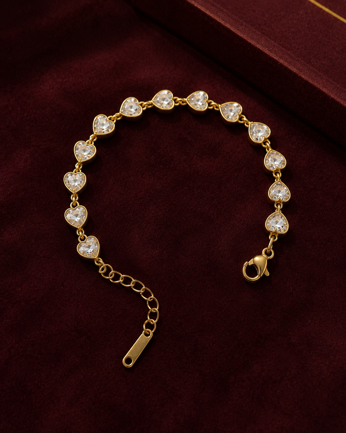 Heart Crystal Bracelet