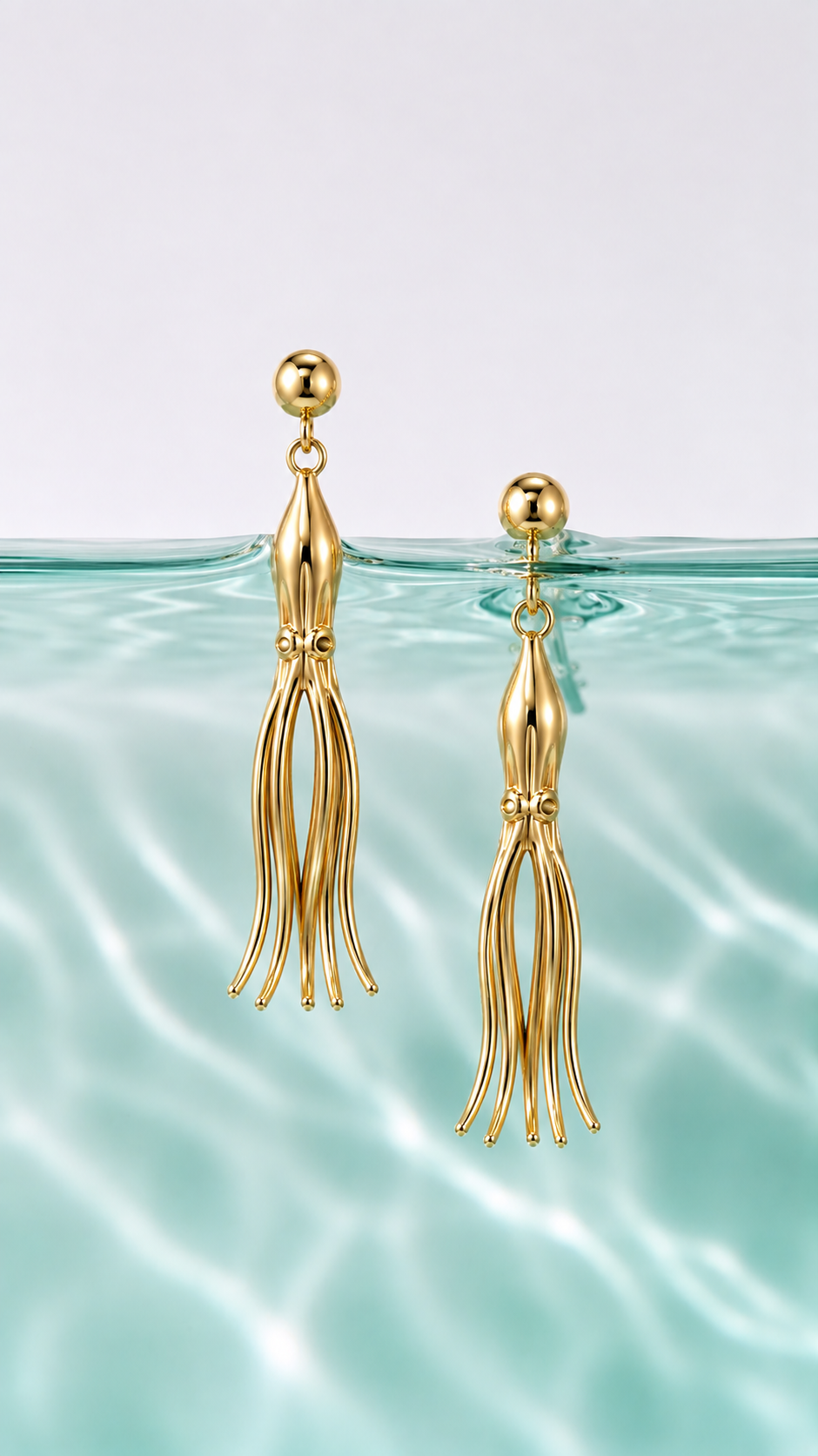 Octopus Tassel Drop Earrings