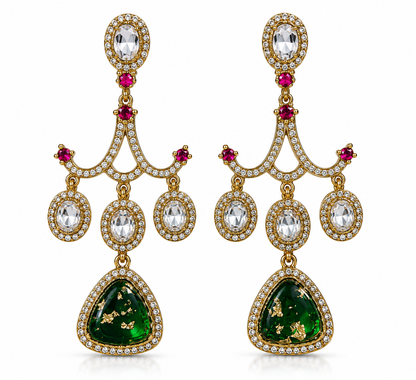 Rajwada Jhalar Earrings