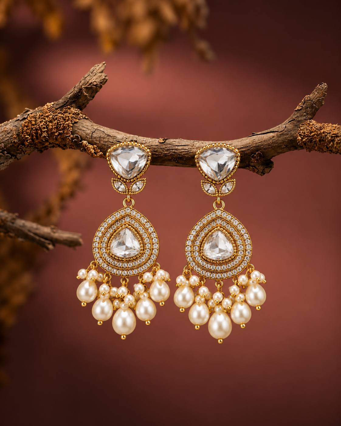 Moti Bahaar Earrings