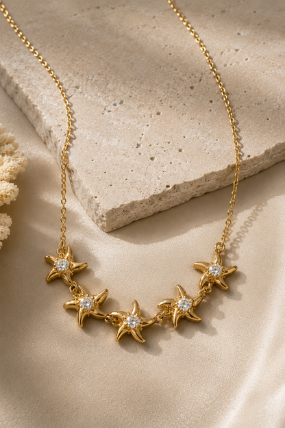 Starfish Charm Necklace