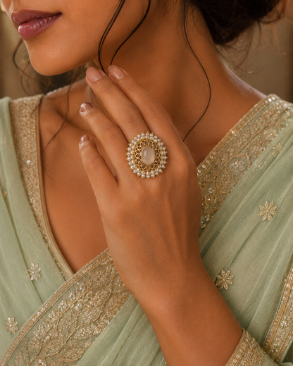 Ishaani Pearl Ring