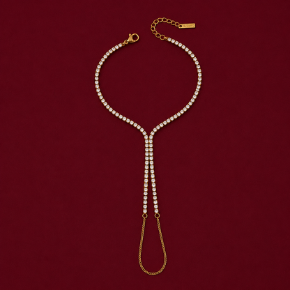 Crisscross Hand Chain Bracelet