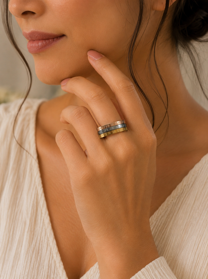 Rotating Calendar Band Ring