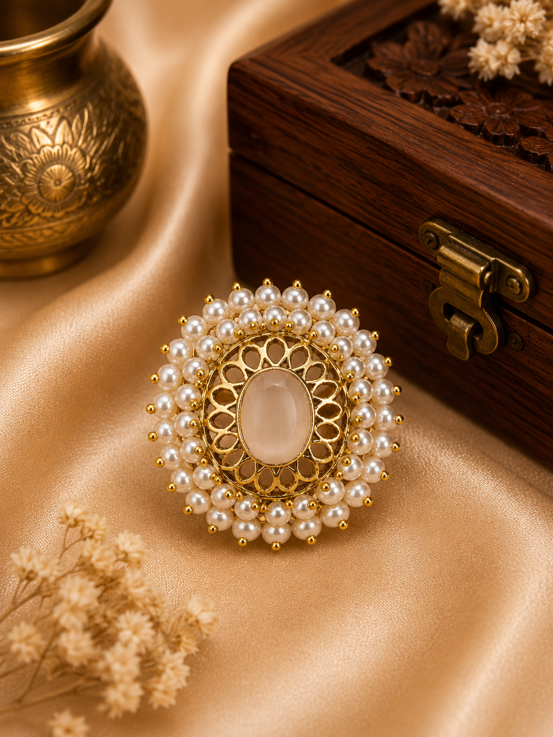 Ishaani Pearl Ring