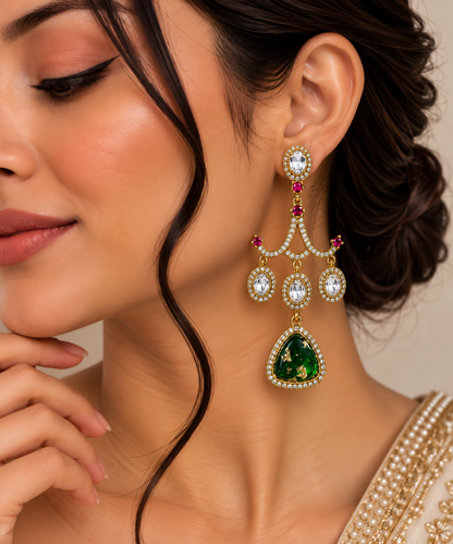 Rajwada Jhalar Earrings