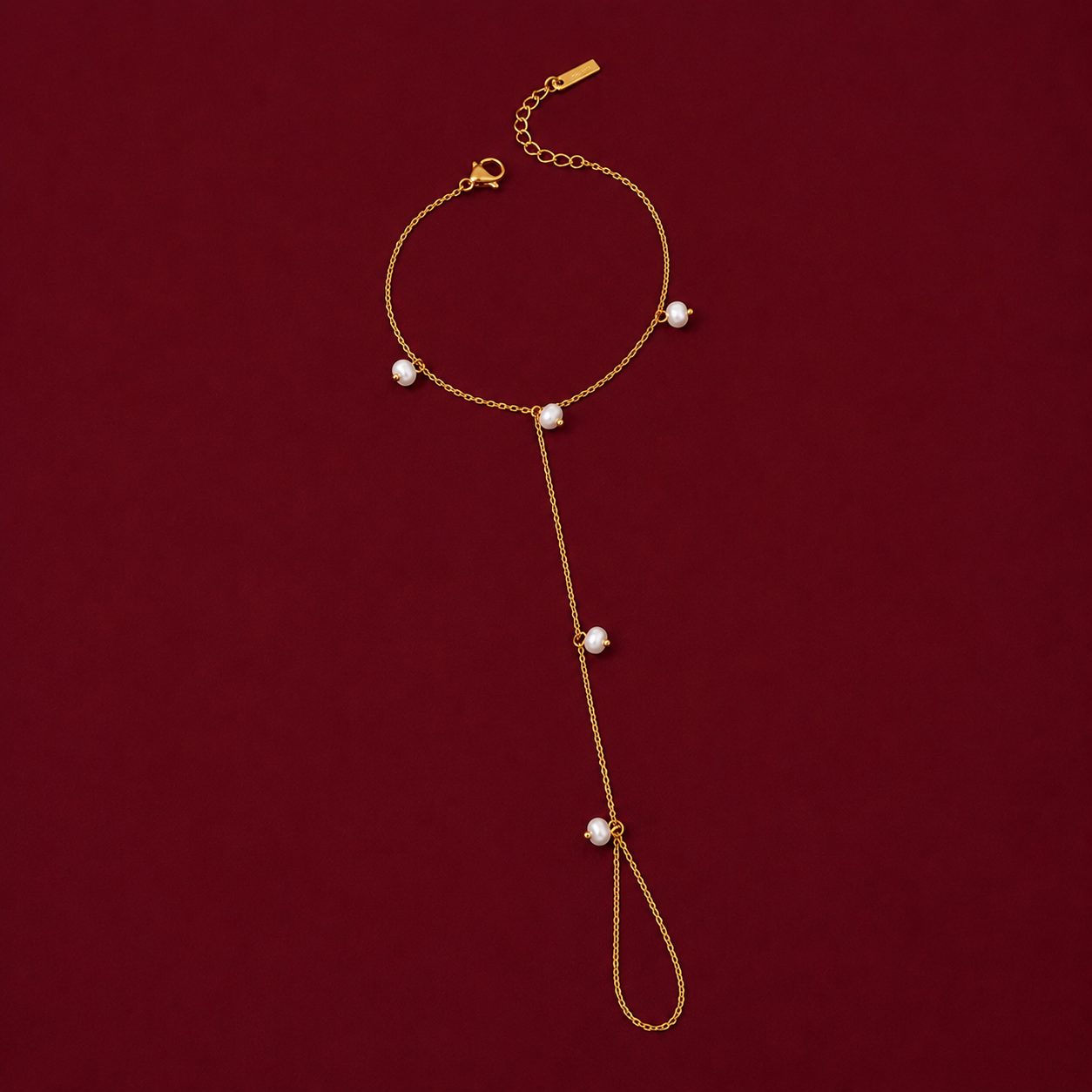 Pearl Hath Phool Bracelet