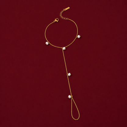 Pearl Hath Phool Bracelet