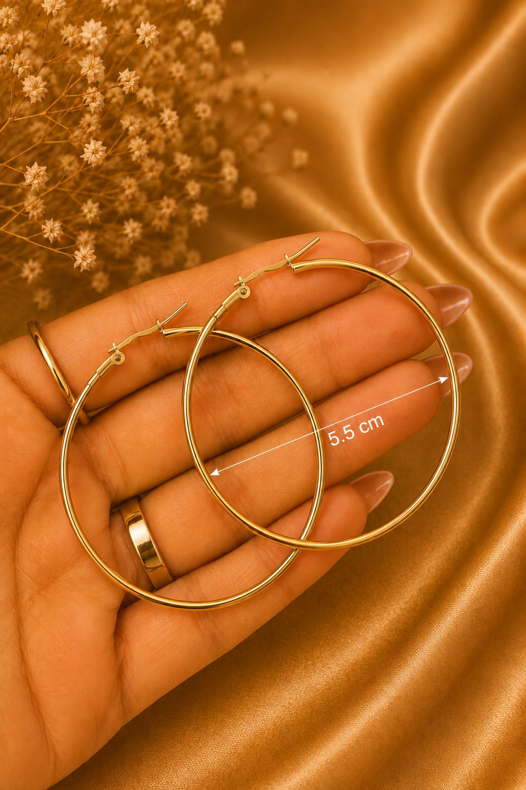 Gold Hoop Earrings