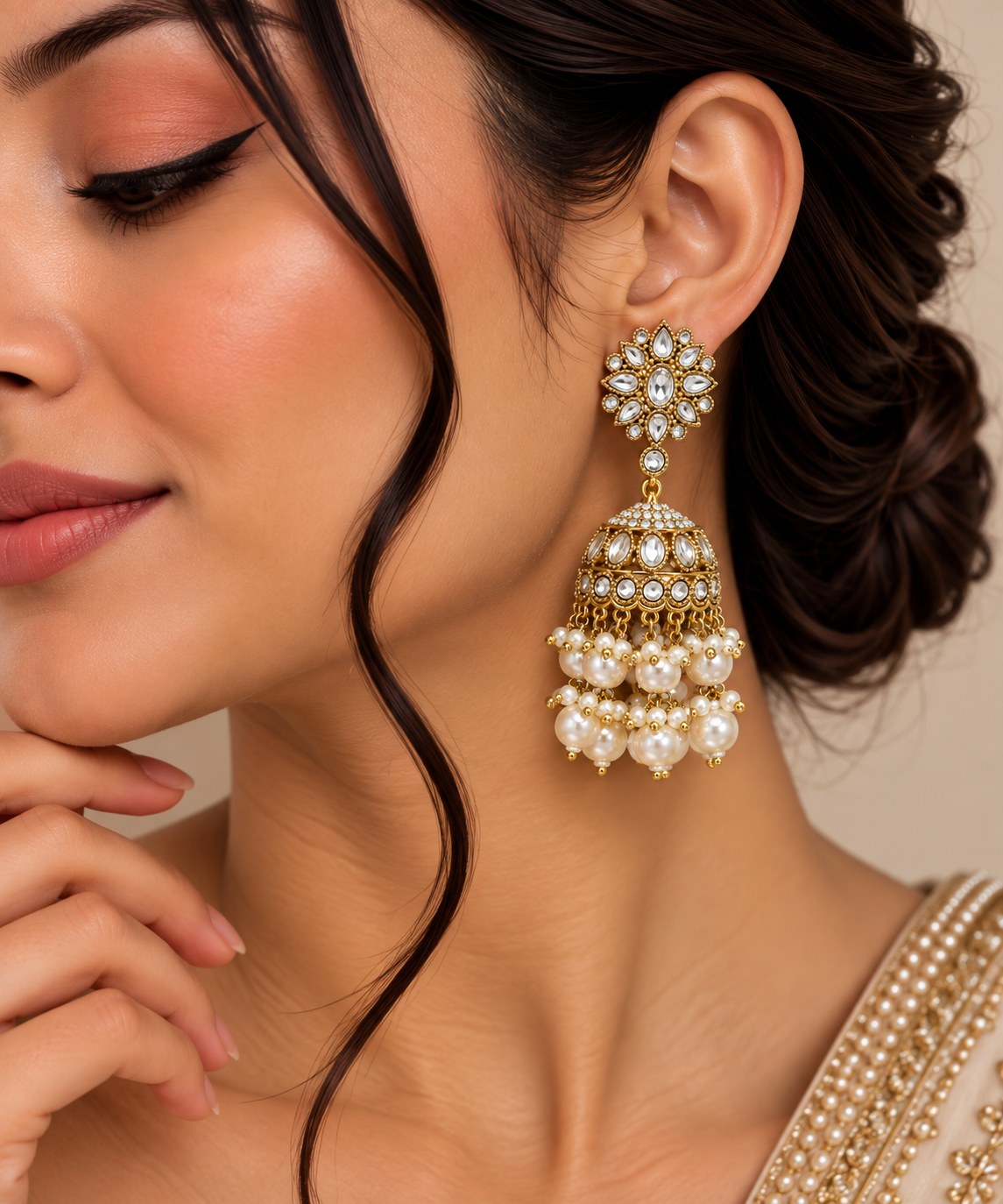 Phool Jhumka Earrings