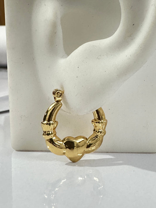 Aura Huggie Hoops