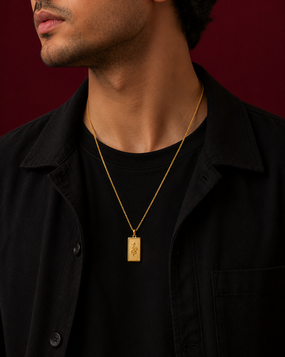 Snake Tarot Pendant Necklace