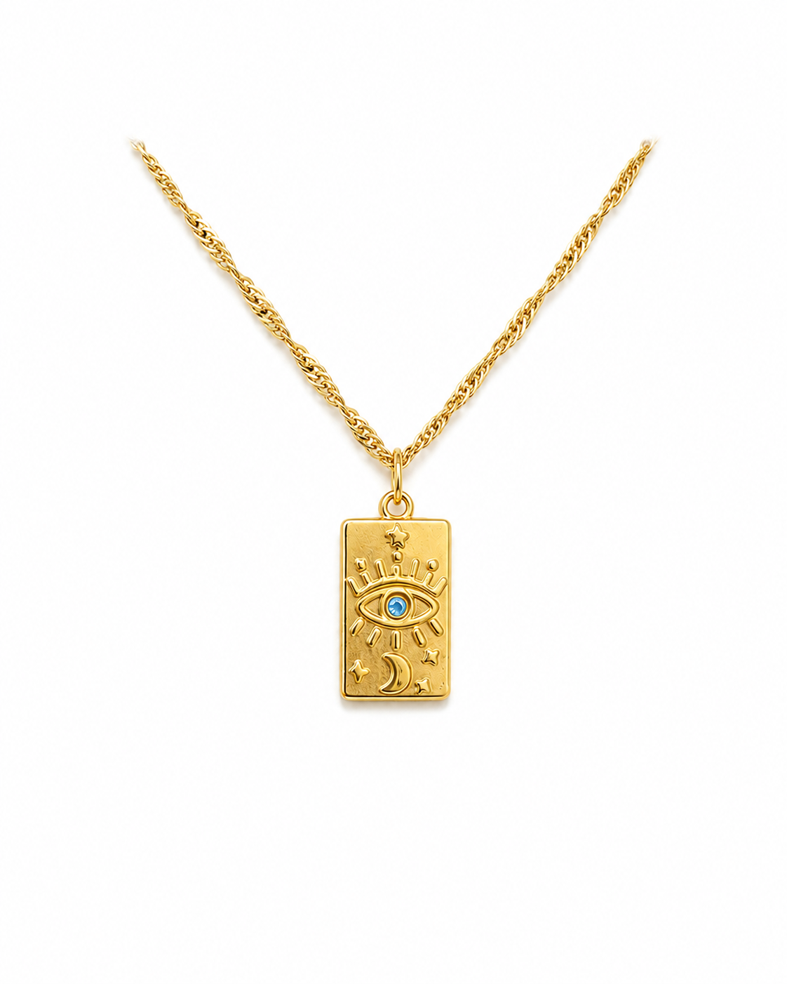 Tarot Eye Pendant Necklace