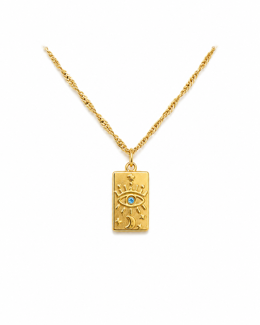 Tarot Eye Pendant Necklace
