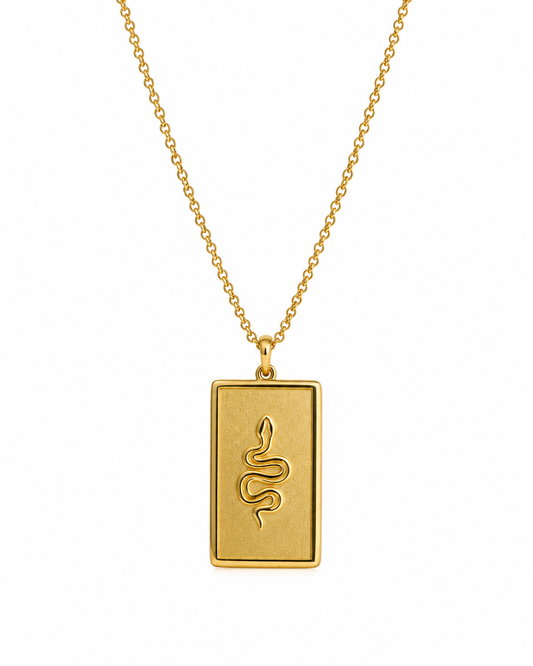 Snake Tarot Pendant Necklace