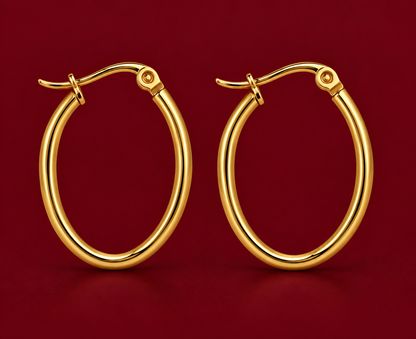 Classic Oval Hoops
