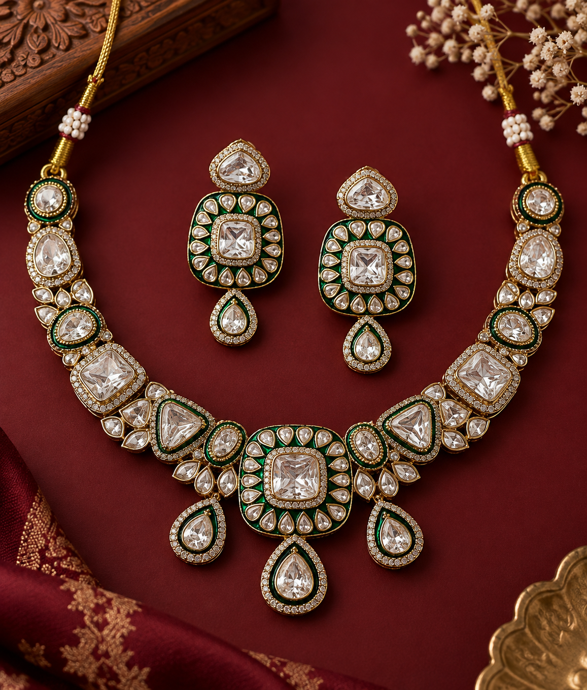 Panna Noor Necklace Set