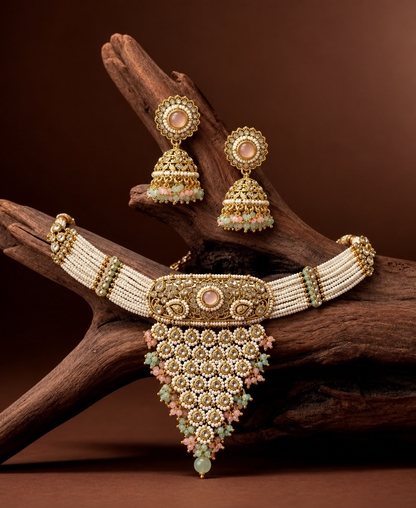 Moti Kaliyan Necklace Set